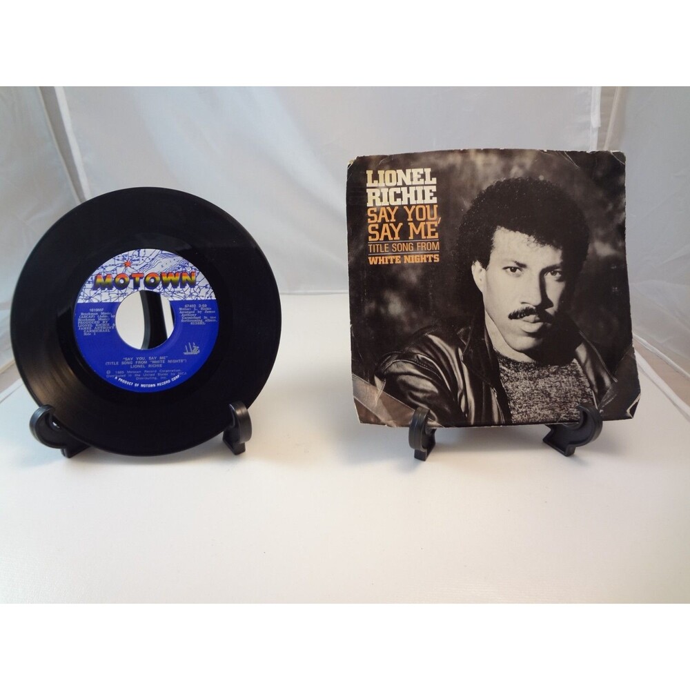 Lionel‎ Richie "Say You, Say Me" from White Knights  45RPM Record Motown 1985 NM